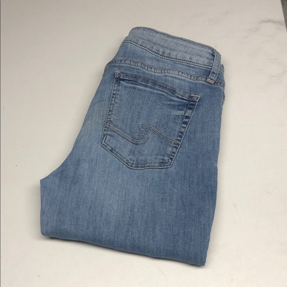 SILVER ELYSE SKINNY CROP JEANS 31x25 ⭐️